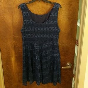Navy lace sundress